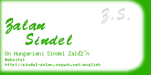 zalan sindel business card